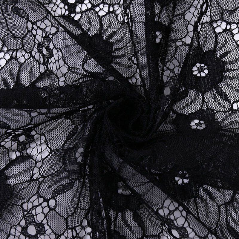 Lace Fabric 3D Dress Polyester Warp Knit for Women's Wear Wholesale Su 11
